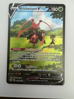 Kricketune V TG12/TG30 - Trainer Gallery - Silver Tempest - Pokemon TCG - Image 1