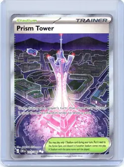Prism Tower 111/086 Ultra Rare Chaos Rising Pokemon Near Mint - Image 1