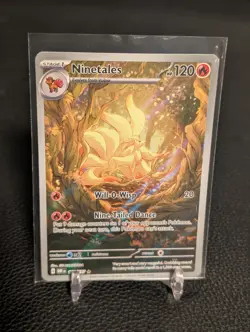 Ninetales 199/197 SV03 Obsidian Flames Illustration Rare Full Art Holo English - Image 1