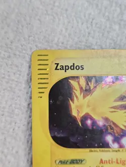 Zapdos H32/H32 Aquapolis Holo Rare vintage pokemon tcg - Image 3