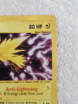 Zapdos H32/H32 Aquapolis Holo Rare vintage pokemon tcg - Image 4