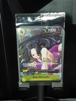 Boa Hancock Pre-Release Event WINNER P-115 One Piece Card Game New & SEALED *MT* - Image 1