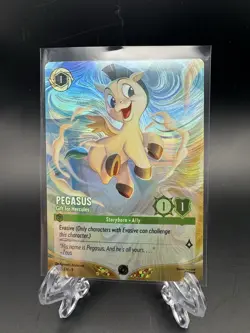 Pegasus Gift For Hercules DLC Foil Promo 1/C2 EN-9 Disney Lorcana - Image 1