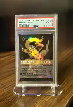 Disney Lorcana - Minnie Mouse - Musketeer Champion - Enchanted - PSA 10 - Image 1