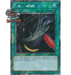 Yugioh! 1x Black Whirlwind RA03-EN219 Platinum Secret Rare 1st Ed NM - Image 1