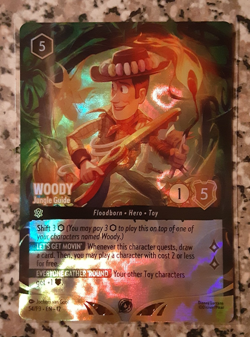 Lorcana Woody Jungle Guide 54/P3 Top 8 Set Champs Near Mint Foil English - Image 1