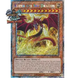 Yugioh! 1x Slifer the Sky Dragon RA03-EN244 Platinum Secret Rare 1st Ed NM - Image 1