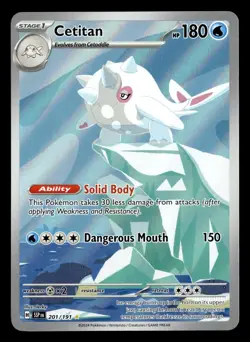 Cetitan 201/191 Illustration Rare Surging Sparks Pokemon Card - Image 2