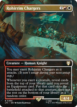 MTG - Rohirrim Chargers - Borderless - Lord of the Rings - Magic the Gathering - Image 1