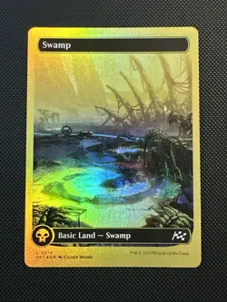 Magic the Gathering - Swamp First-Place Foil - RARE - Aetherdrift - Mint - Image 1