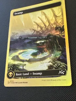 Magic the Gathering - Swamp First-Place Foil - RARE - Aetherdrift - Mint - Image 2