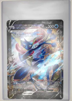 Carte Jumbo Pokemon Amphinobi V-UNION SWSH157 + TOPLOADER de protection - Image 1