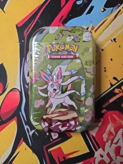 Pokemon TCG: Scarlet & Violet Prismatic Evolutions Mini Tin – Sylveon BRAND NEW - Image 1