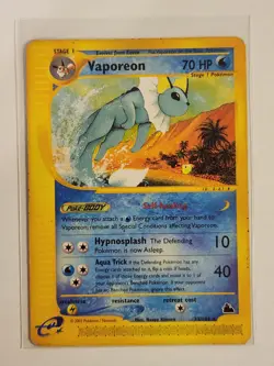 Vaporeon 33/144 Non-Holo Pokemon WOTC Skyridge (MP) - Image 1