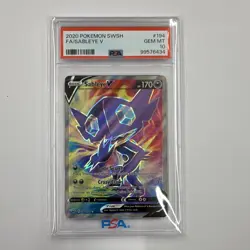 Pokemon PSA 10 2020 Sword & Shield Sableye V Full Art Holo #194/202 - Image 1