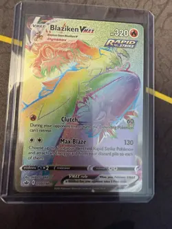 Pokemon Blaziken VMAX Rainbow Secret Rare 200/198 Chilling Reign NM/M - Image 1