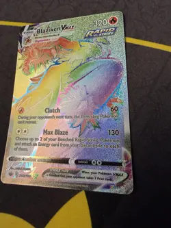 Pokemon Blaziken VMAX Rainbow Secret Rare 200/198 Chilling Reign NM/M - Image 2
