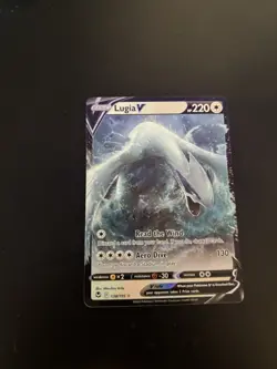 Pokemon TCG Lugia V 138/195 Swsh12 Silver Tempest UR Holo EN - Image 1