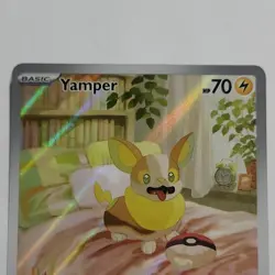 Pokemon TCG Yamper 099/094 Me02 Phantasmal Flames Holo IR EN Basic HP 70 - Image 3