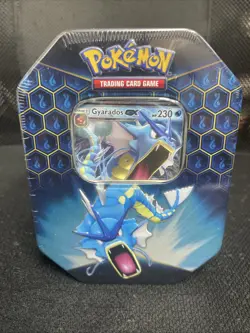 pokemon hidden fates gyarados gx Tin. - Image 1