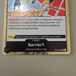 One Piece The Best PRB-01 Barrier OP04-095 Jolly Roger Holo Foil English TCG - Image 4
