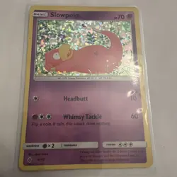 Pokemon Cards Slowpoke 5/12 McDonald's Promo Holo 2018 - Image 1