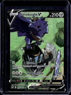 Corviknight V TG18/TG30 Silver Tempest Trainer Gallery Ultra Rare Pokemon Card - Image 1