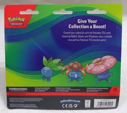 POKEMON Oddish Vileplume Gloom Cards + Metallic Coin + 2x Booster Packs * NEW - Image 2