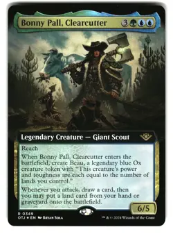 Bonny Pall Clearcutter (ExtendedArt) 349 Outlaws of Thunder Junction MTG Foil NM - Image 1