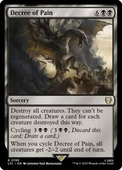 MTG - Decree of Pain - Lord of the Rings Commander - Magic the Gathering - Image 1