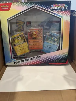 Pokemon TCG Scarlet & Violet Prismatic Evolutions Poster Collection Promo Holo - Image 1