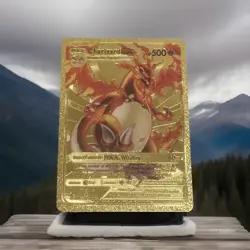 Pokemon TCG Charizard Gold Foil Fan Art Set - Image 1