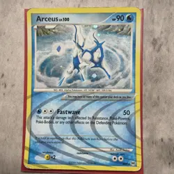 Pokemon Arceus LV.100 AR4 Holo Rare Fastwave HP 90 Arceus Set 2009 - Image 1
