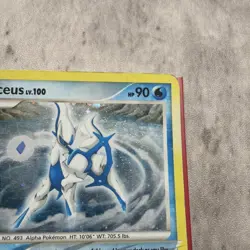 Pokemon Arceus LV.100 AR4 Holo Rare Fastwave HP 90 Arceus Set 2009 - Image 3