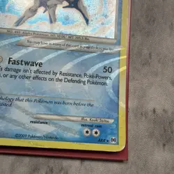 Pokemon Arceus LV.100 AR4 Holo Rare Fastwave HP 90 Arceus Set 2009 - Image 4