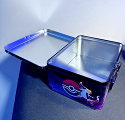 POKEMON Scarlet & Violet -CHARIZARD COLLECTORS TIN , LUNCH BOX, Empty FREE SHIP! - Image 2