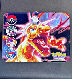 POKEMON Scarlet & Violet -CHARIZARD COLLECTORS TIN , LUNCH BOX, Empty FREE SHIP! - Image 3