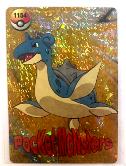 LAPRAS Pocket Monsters Pokemon Japanese Anime Vending Foil Prism Sticker NM - Image 1