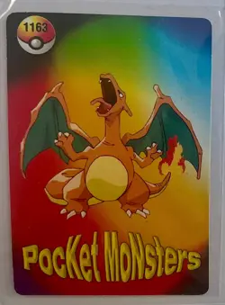 LAPRAS Pocket Monsters Pokemon Japanese Anime Vending Foil Prism Sticker NM - Image 2