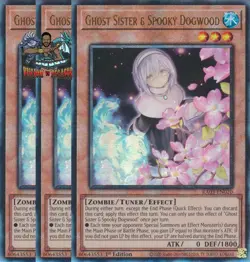 Yugioh! Ghost Sister & Spooky Dogwood Alt Art RA03-EN020 Ultimate Rare 1st Ed NM - Image 1