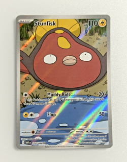 Stunfisk 118/086 SV: White Flare Pokemon TCG Illustration Rare NM - Image 1