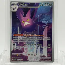 Pokemon TCG Chaos Rising Crobat #093/086 Illustration Rare NM- - Image 1