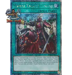 Yugioh 1x Triple Tactics Thrust RA03-EN072 Quarter Century Secret Rare 1st Ed NM - Image 1