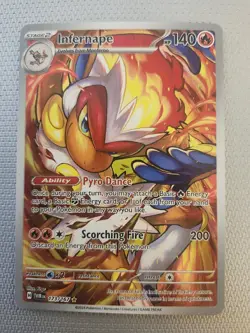 Pokemon TCG Infernape 173/167 Twilight Masquerade NM - Image 1