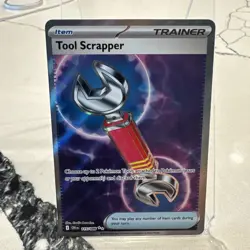 Tool Scrapper 115/086 Ultra Rare ME04: Chaos Rising Pokemon Holo Near Mint - Image 1