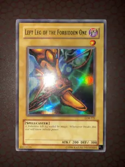 Yu-Gi-Oh! Left Leg Of The Forbidden One - LOB-121- Ultra Rare-Unlimited Damaged! - Image 2
