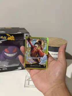 Monkey.D.Luffy ST29-001 Holo Foil Leader - One Piece TCG ST29 Egghead Yellow NM - Image 3