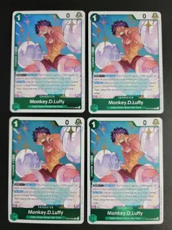 Monkey.D.Luffy (X4) OP16-034 Rare One Piece The Time of Battle - Image 1
