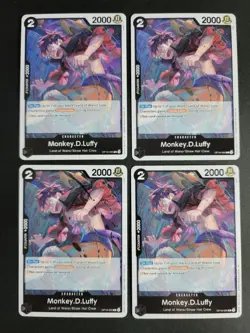 Monkey.D.Luffy (X4) OP16-095 Rare One Piece The Time of Battle - Image 1