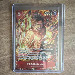 One Piece Bandai Portgas.D.Ace ST15-005 Special Character Card 6000 Power - Image 1